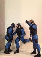 GCPD S.W.a.T. Batman Arkham Origins (Batman) Custom Action Figure