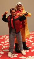 Back to the Future 2 Marty and Doc (Mego) Custom Action Figure