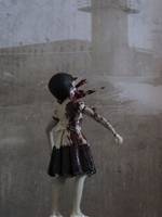Glass Girl Zombie (Walking Dead) Custom Action Figure