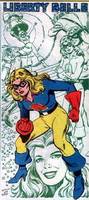 LIBERTY BELL I  Libby Lawrence All-Star Squadron Member (Adult Swim) Custom Action Figure