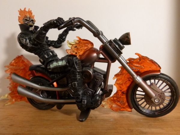 Ghost Rider (2007) - Custom Panhead Chopper  Ghost rider motorcycle, Ghost  rider, Ghost rider marvel