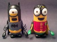 Minion Batman and Robin (Despicable Me) Custom Action Figure