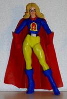 LIBERTY BELL I Libby Lawrence All-Star Squadron Removable Cape (Adult Swim) Custom Action Figure