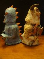 Goat-Man Vs the Chupacabara S&P Shaker Set (Misc) Custom Other