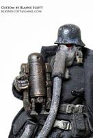 Trench De Plume Threea 1/12th Scale  (World War Robot / Ashley Wood) (Zombies vs. Robots) Custom Action Figure