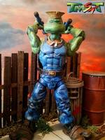 Teenage Mutant Street Fighter Turtles..Guileonardo (Teenage Mutant Ninja Turtles) Custom Action Figure