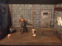 Freddy Furnace Room (Nightmare on Elm Street) Custom Diorama / Playset