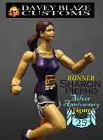 Runner Sharon Piepho Silver Anniversary (Running Man) Custom Action Figure