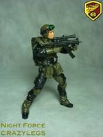 Crazy Legs - Night Force (G.I. Joe) Custom Action Figure