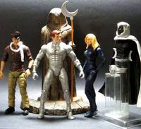 Marc Spector:  Moon Knight (with Marlene, Frenchie, and Bushman) (Marvel Legends) Custom Action Figure