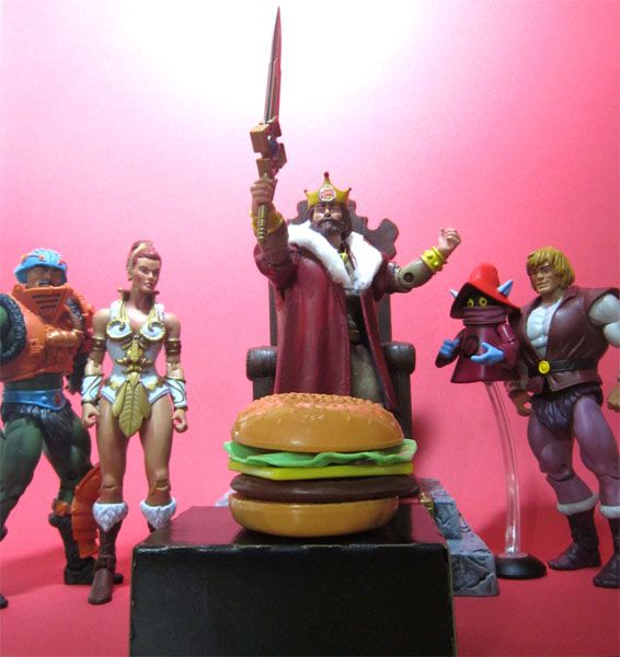 Burger King (Mascots of the Universe) (Masters of the Universe) Custom  Action Figure