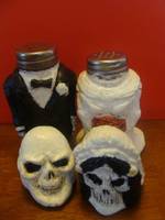 Skeleton Couple Salt & Pepper Shaker Set (Misc) Custom Other