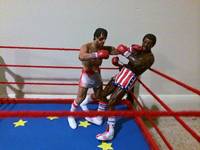 Rocky Vs Apollo Boxing Ring (Rocky) Custom Diorama / Playset