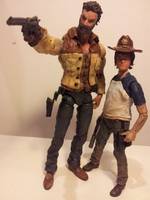 Rick and Carl Grimes (Walking Dead) Custom Action Figure