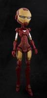 Monster High Iron Girl (Iron Man) Custom Action Figure