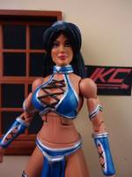 Mortal Kombat 9 Kitana (Removable Mask) (Mortal Kombat) Custom Action Figure