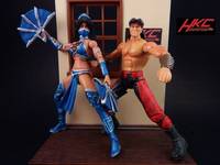 Mortal Kombat 9 Kitana (Removable Mask) (Mortal Kombat) Custom Action Figure