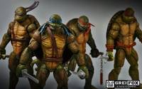 Michelangelo Teenage Mutant Ninja Turtle (Teenage Mutant Ninja Turtles) Custom Action Figure