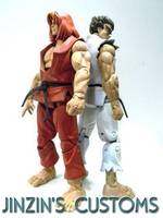 Street Fighter 2 V Ken and Ryu Set (Street Fighter) Custom Action Figure