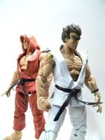 Street Fighter 2 V Ken and Ryu Set (Street Fighter) Custom Action Figure