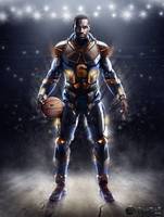 Lebron James Nike Superhero Figure (Unwritten) Custom Statue / Bust