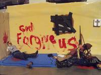 God Forgive Us Diorama (Walking Dead) Custom Diorama / Playset