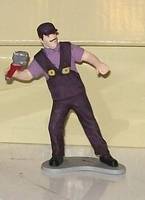 Super Mario Real Life Waluigi (Super Mario Bros) Custom Action Figure