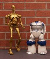 TMNT R2D2 and C3P0 (Teenage Mutant Ninja Turtles) Custom Action Figure
