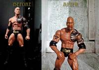 The Rock Wrestlemania 28 (Wrestling) Custom Action Figure