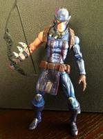 "repainted" Hawkeye (Marvel Legends) Custom Action Figure