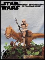 Imperial Trooper on Tillaran Mount (Star Wars) Custom Diorama / Playset