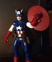 Carol Danvers as Captain America (Marvel Universe) Custom Action Figure