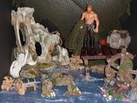Lutey the Fisherman Figure and Sea Cove Diorama (Fantasy) Custom Action Figure