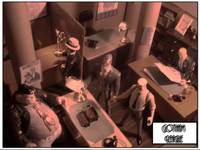 Gotham City Police Department (Batman Animated) Custom Diorama / Playset