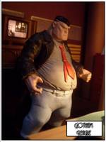Gotham City Police Department (Batman Animated) Custom Diorama / Playset