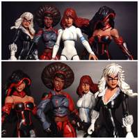 "Heroes for Hire", Misty Knight, Colleen Wing, Tarantula (Marvel Universe) Custom Action Figure