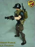Night Force Lt. Falcon (G.I. Joe) Custom Action Figure
