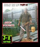 Jason Voorhees "Stan Winston" Part 3 Design (Friday the 13th) Custom Action Figure