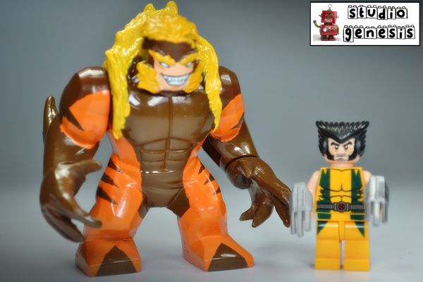 Sabretooth Lego Custom Action Figure