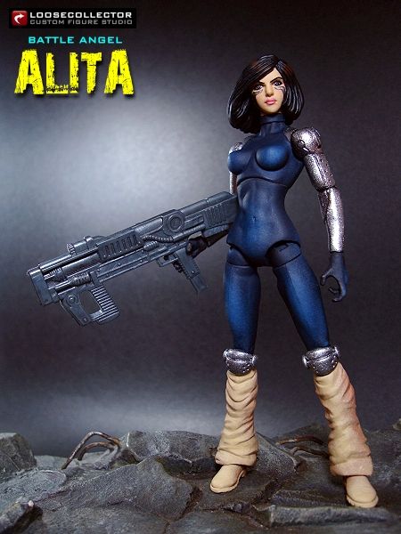 Anime gunnm batalha anjo alita figura de ação acrílico suporte modelo  boneca decoração anime alita estatueta