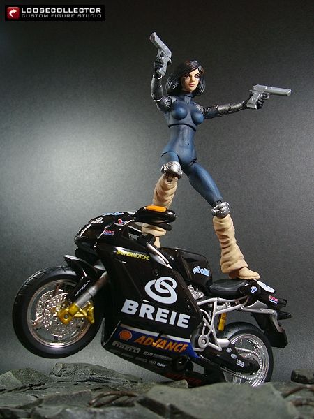 Anime gunnm batalha anjo alita figura de ação acrílico suporte modelo  boneca decoração anime alita estatueta