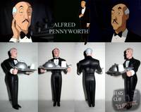 BTAS Alfred Pennyworth (Batman Animated) Custom Action Figure