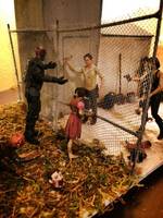 Season 3 Walking Dead Guard Tower Dio Unfinished (Walking Dead) Custom Diorama / Playset