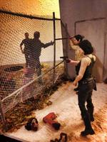 Season 3 Walking Dead Guard Tower Dio Unfinished (Walking Dead) Custom Diorama / Playset
