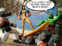 Teenage Mutant Street Fighter Turtles...Chun Lo'neil (Teenage Mutant Ninja Turtles) Custom Action Figure