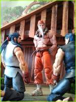 Street Fighter.. Master Goutetsu, Young Gouken,Gouki (Akuma) (Street Fighter) Custom Action Figure