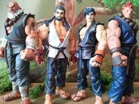 Street Fighter.. Master Goutetsu, Young Gouken,Gouki (Akuma) (Street Fighter) Custom Action Figure