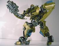 Gold Transformers Movie 08 Bumblebee (Transformers - Movie) Custom Action Figure