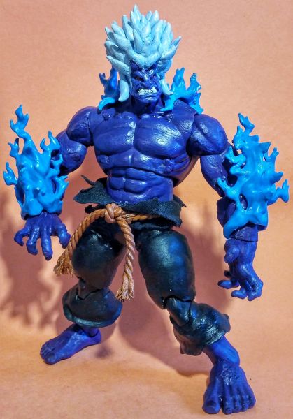 Street Fighter Oni Akuma Heo EU Exclusive 1:6 Scale Diorama