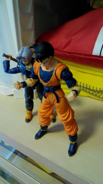 FigureCrazy Anime Figura Dragon Ball Z Gohan Futuro Herói Rubro